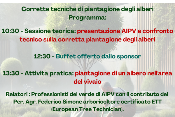 AIPV - GIORNATA DELL’ALBERO 2024 - Vivaio AAo Fiorano (MO) - sponsor CANNA (1)